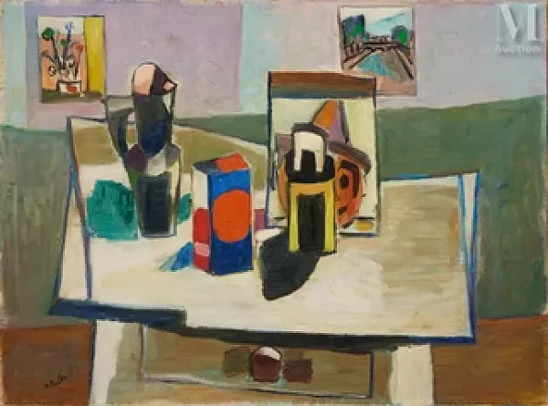 Dans l'atelier du peintre