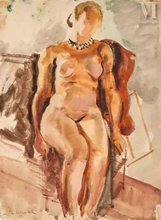 Nu au collier
