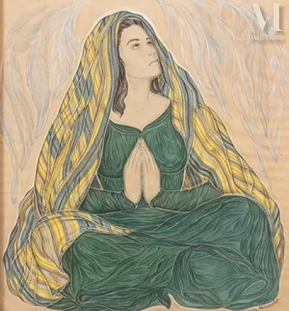 Femme en prière