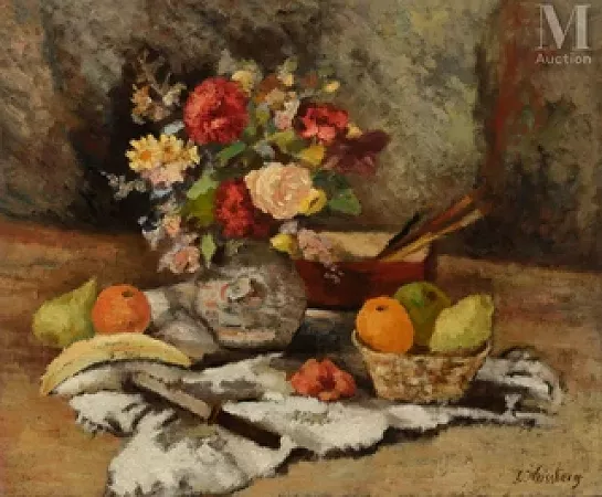 Nature morte aux fruits et aux fleurs