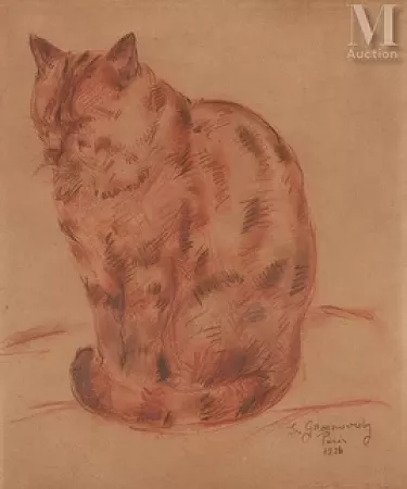 Le chat assis