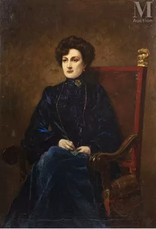 Portrait de l'épouse de l'artiste