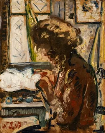 Femme à la couture