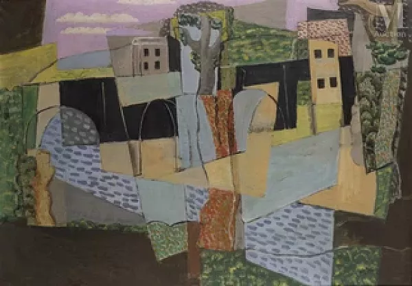Henri HAYDEN (Varsovie 1883 - Paris 1970) — Paysage méditerranéen
