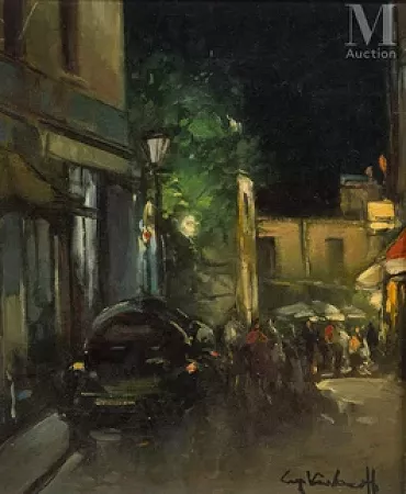 La nuit à Montmartre