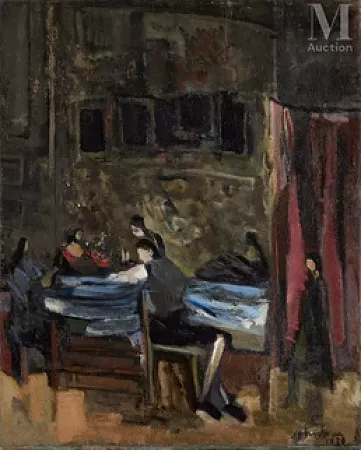Dans l'atelier du peintre