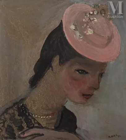 Portrait de femme au chapeau