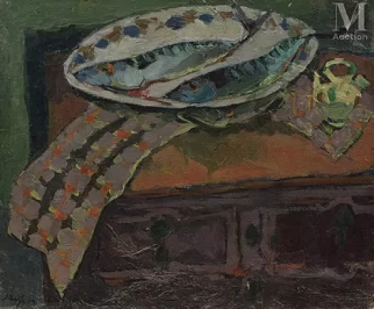 Nature morte aux poissons
