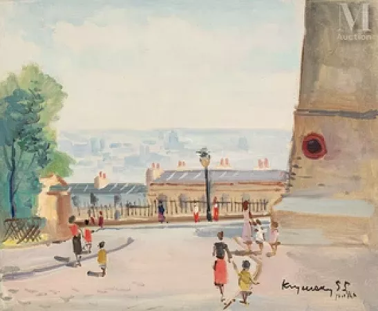 Vue de Paris depuis Montmartre