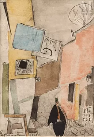 Scène de rue à Stamboul, réalisé en 1921