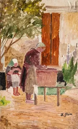 L’après-midi dans la cour chez Théophile à l’Ile d’Oléron