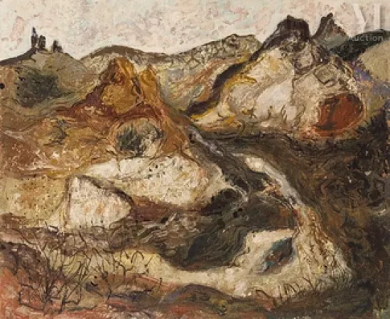 Paysage aux collines