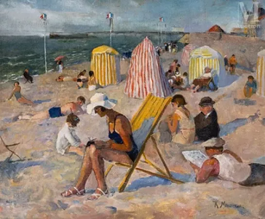 Plage à Trouville