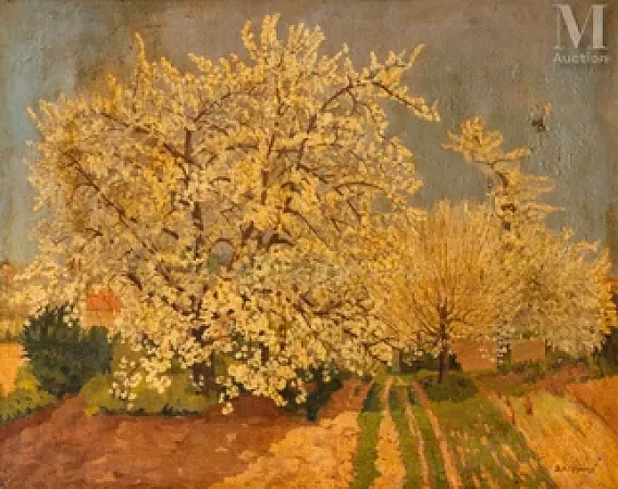 Les arbres en fleurs (White cedars)