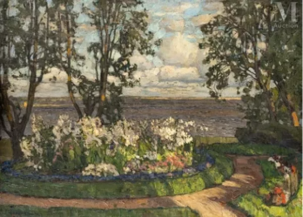 Jardin au bord de l'eau