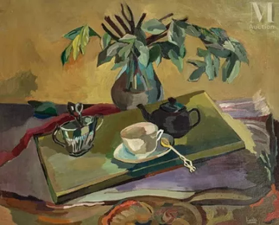 Nature morte à la théière