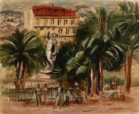 Place de la liberté à Toulon, circa 1927