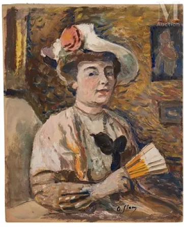 Femme à l’éventail