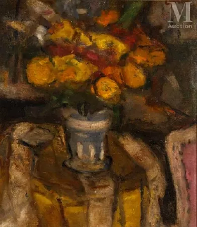 Bouquet dans un intérieur