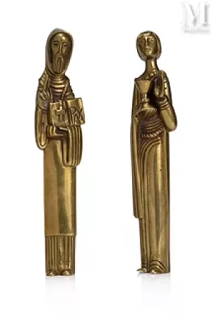 Saint Benoît et Saint Jean l'évangéliste