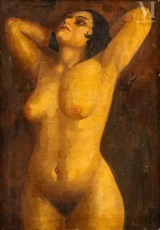 Nu les bras levés (Nude with raised arms)