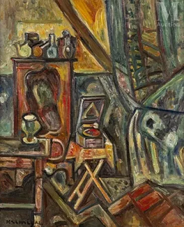 Atelier de l'artiste au gramophone, rue François-Guibert