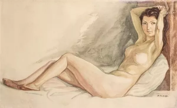 Nu féminin de profil