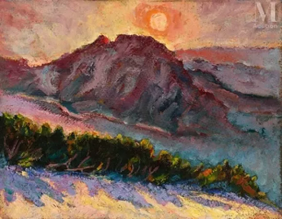 Coucher de soleil dans les Tatry