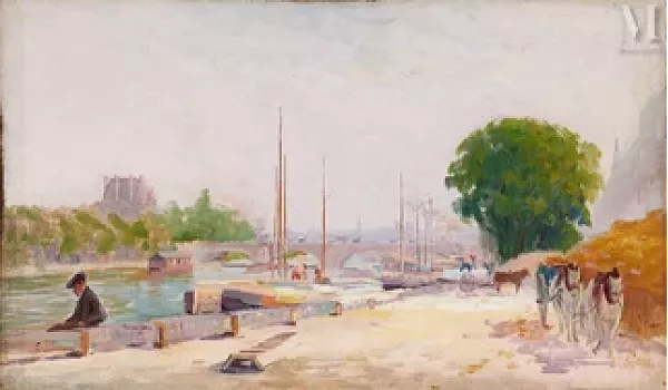 Travaux en bord de Seine