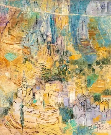 Village dans les montagnes