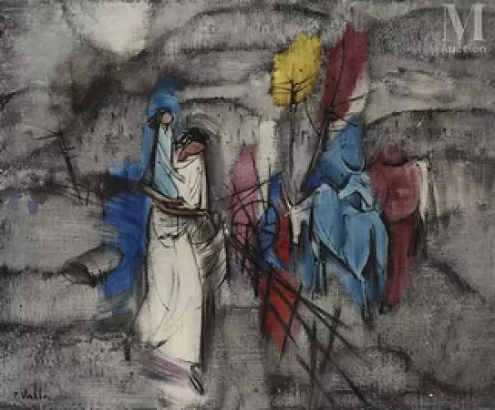 Femme et son troupeau