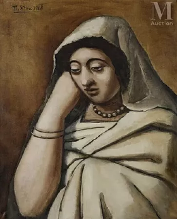 Femme au voile blanc