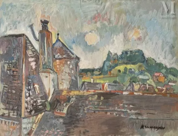Le paysage depuis les toits