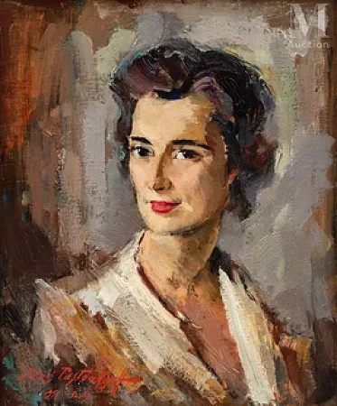 Portrait d'une femme brune