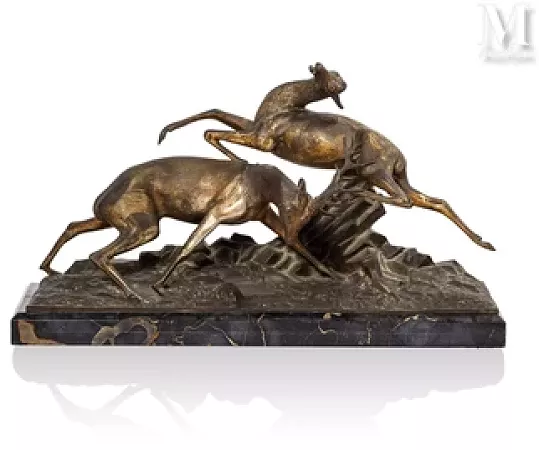 Cerf et biche