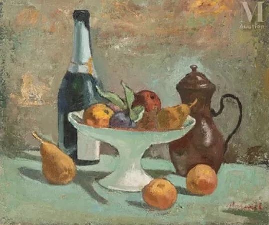 Nature morte à la coupe de fruits