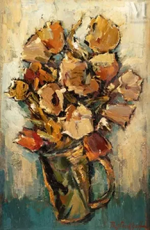 Bouquet de fleurs aux tons jaunes