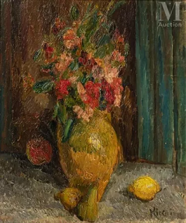 Composition au bouquet de fleurs