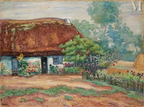 La maison au jardin fleurie