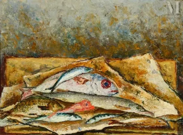 Nature morte aux poissons