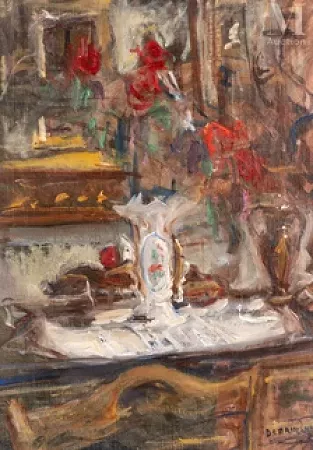 Vases sur le bureau