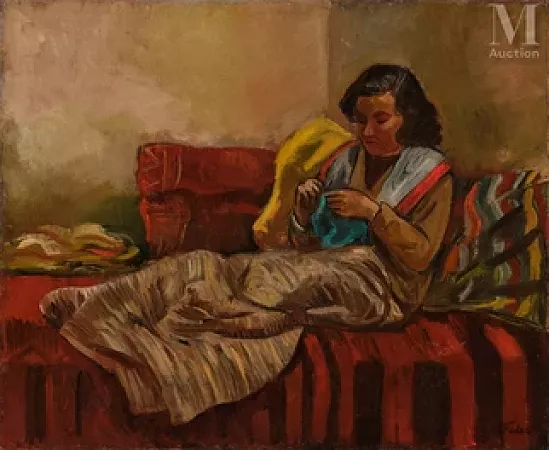 Femme à la couture