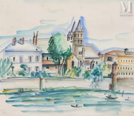 La Seine à Melun