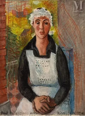 Femme au tablier