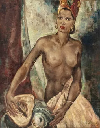 Femme aux coquillages