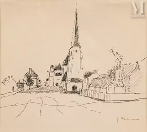 Place d’un village de campagne