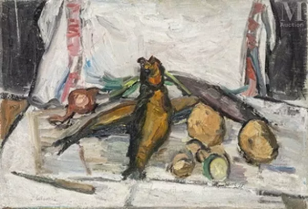 Nature morte au poisson