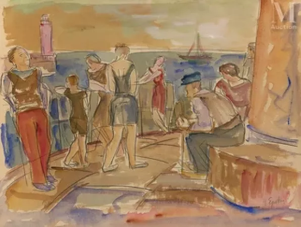 Promenade sur le port