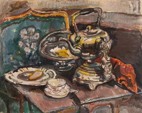 Nature morte au samovar