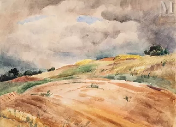Paysage vallonné